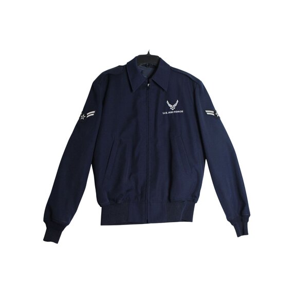 U.S. Air Force DSCP Wings Collection Men’s Blue Bomber Jacket Size 40R - Picture 1 of 5